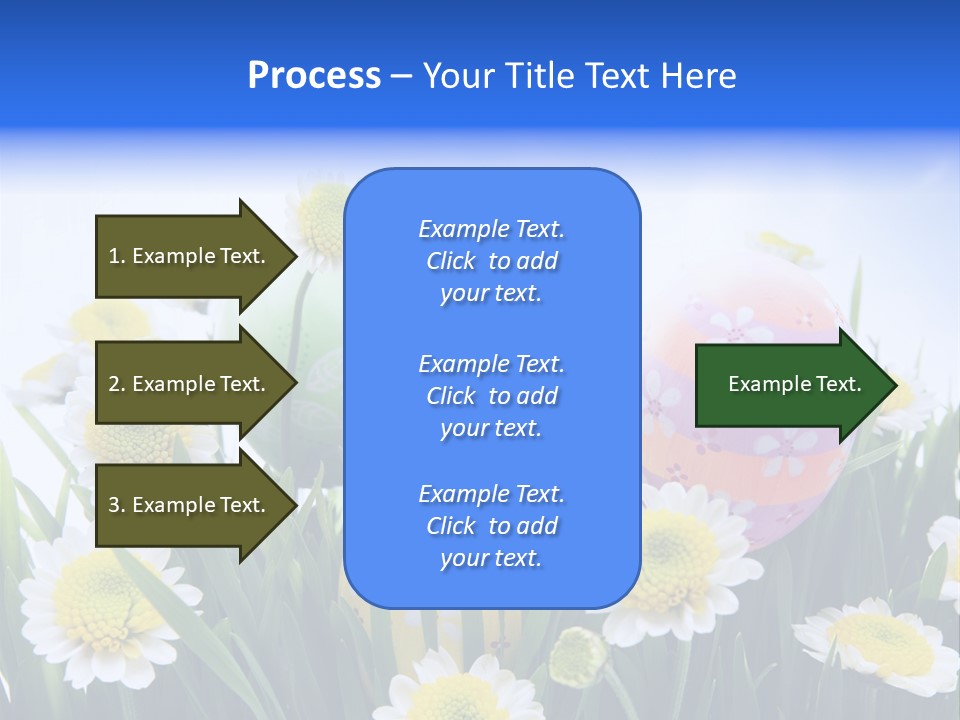 Card Easter Clear PowerPoint Template