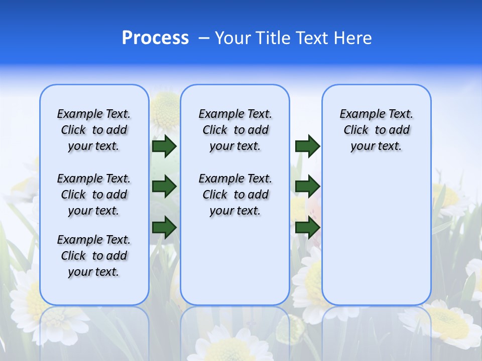Card Easter Clear PowerPoint Template