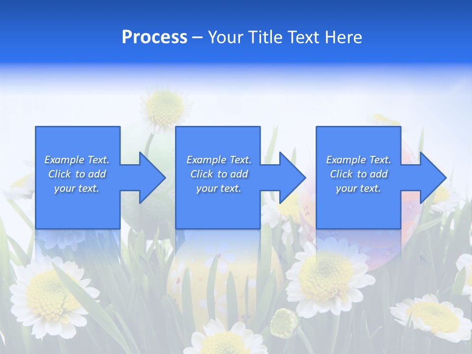 Card Easter Clear PowerPoint Template