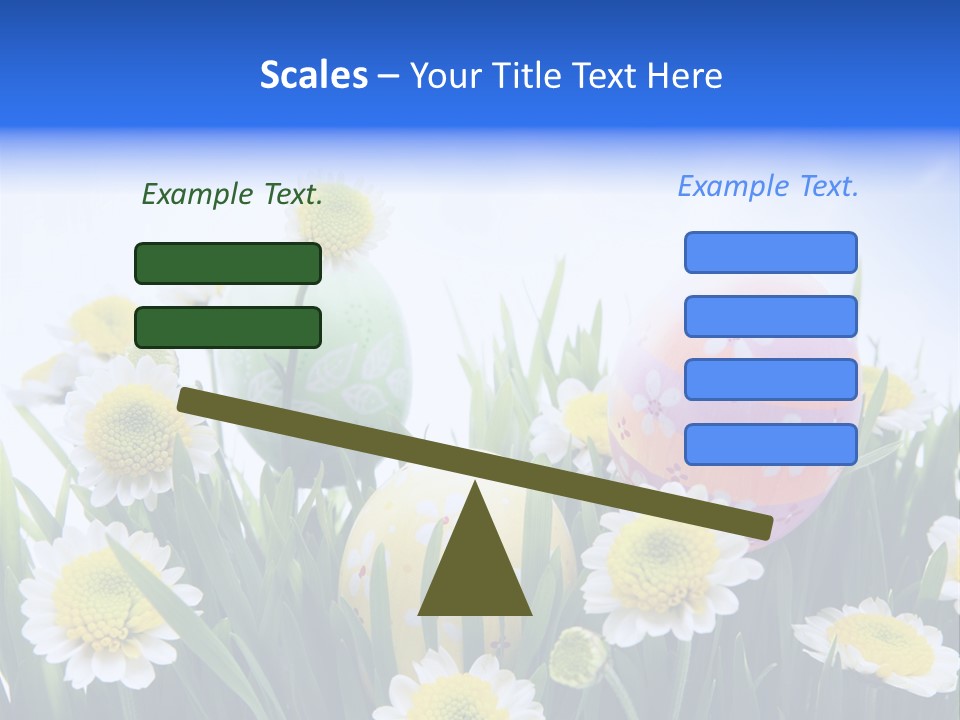 Card Easter Clear PowerPoint Template