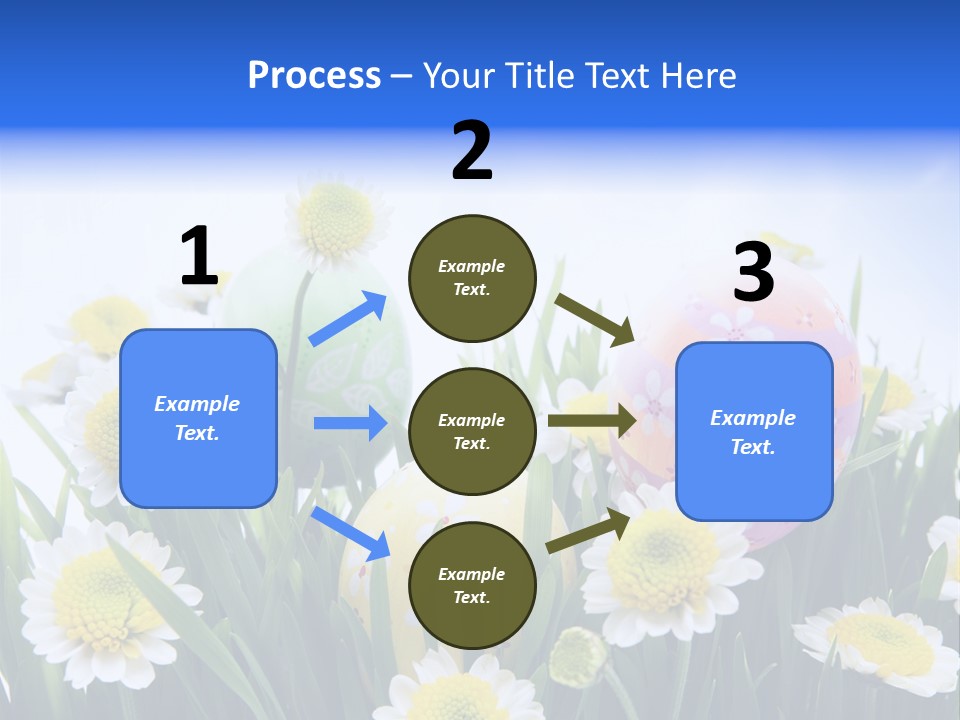 Card Easter Clear PowerPoint Template
