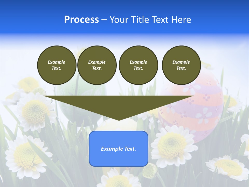 Card Easter Clear PowerPoint Template