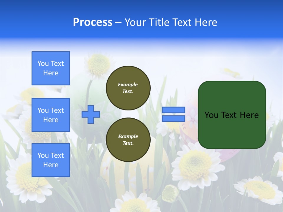 Card Easter Clear PowerPoint Template