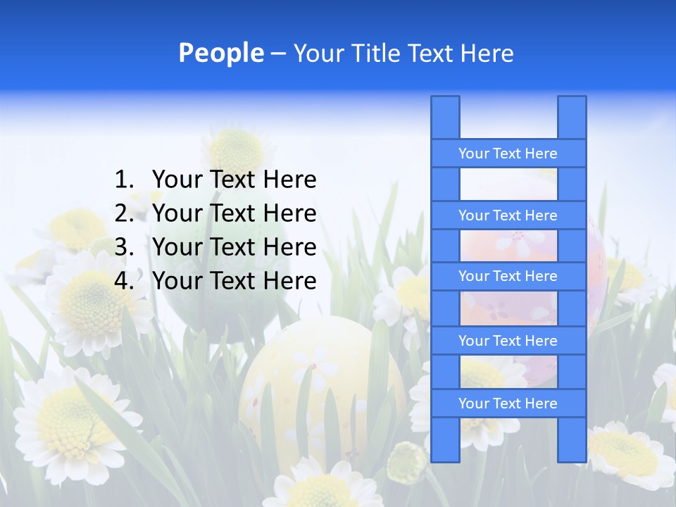 Card Easter Clear PowerPoint Template