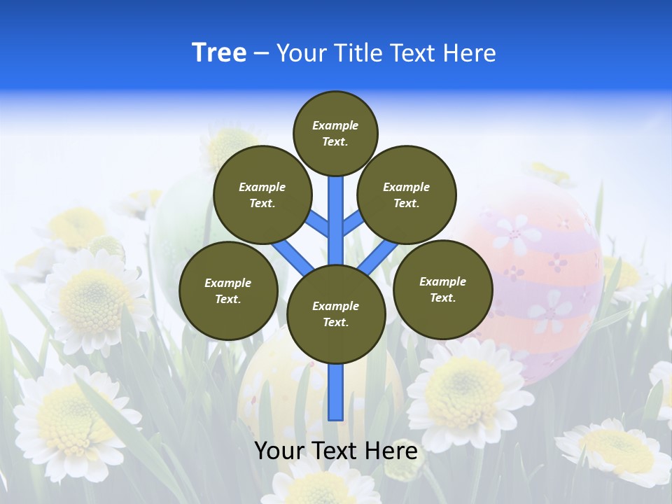 Card Easter Clear PowerPoint Template