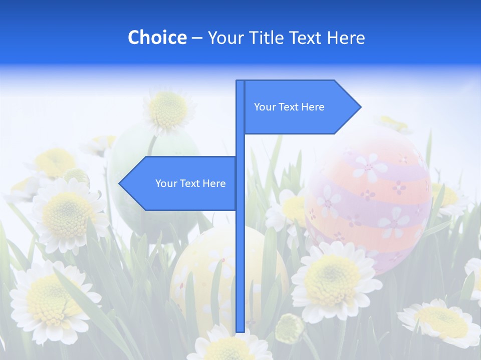 Card Easter Clear PowerPoint Template
