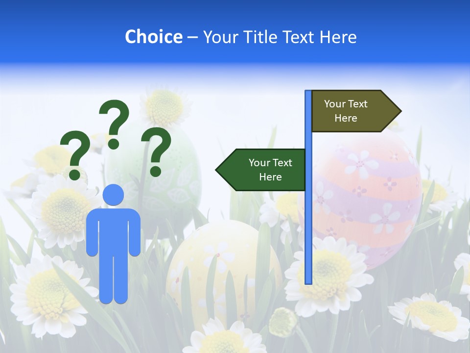 Card Easter Clear PowerPoint Template