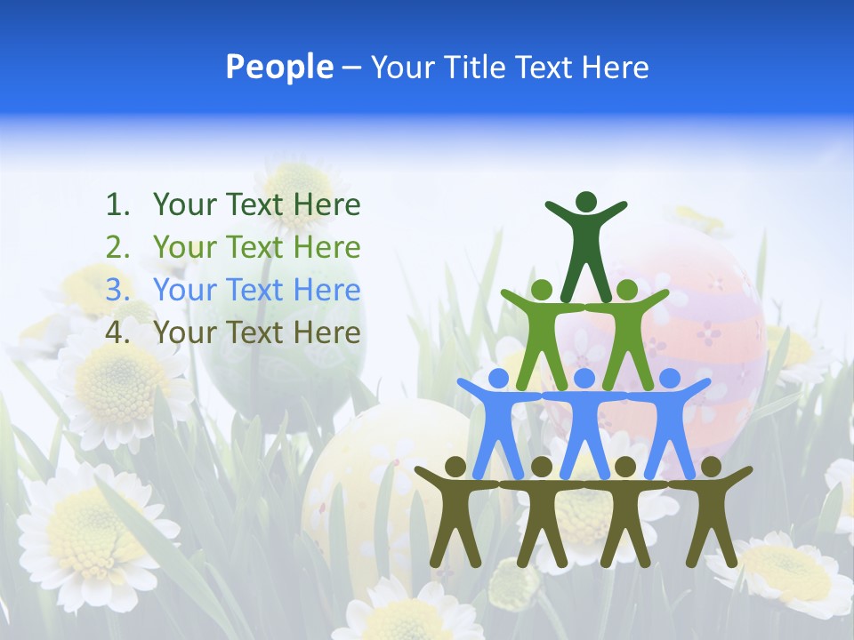 Card Easter Clear PowerPoint Template