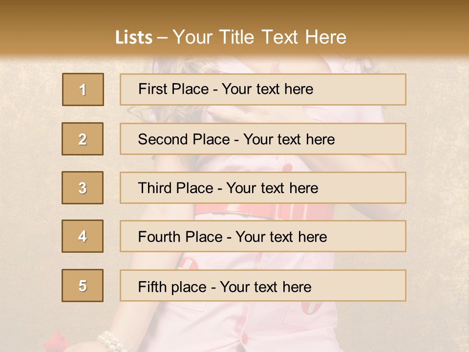 Beauty Charm Nostalgic PowerPoint Template