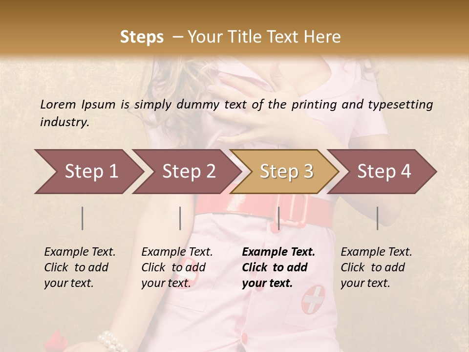 Beauty Charm Nostalgic PowerPoint Template
