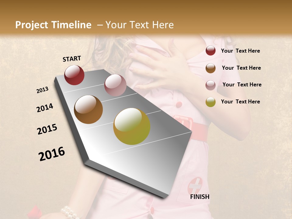Beauty Charm Nostalgic PowerPoint Template