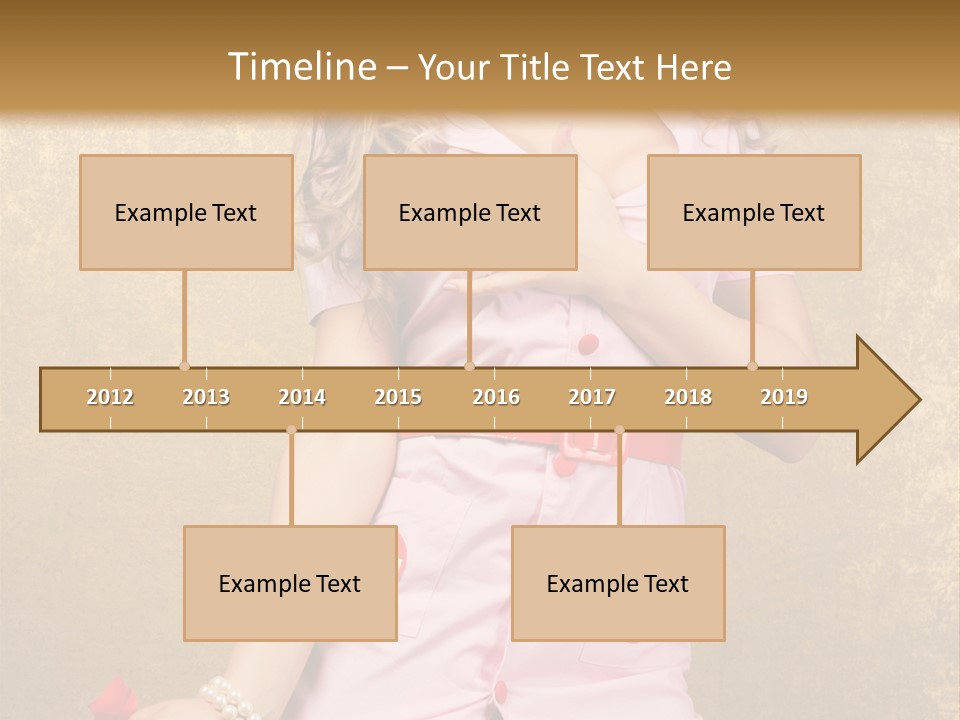 Beauty Charm Nostalgic PowerPoint Template
