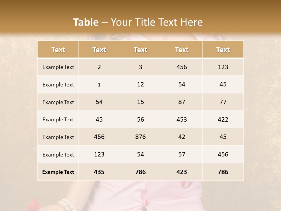 Beauty Charm Nostalgic PowerPoint Template