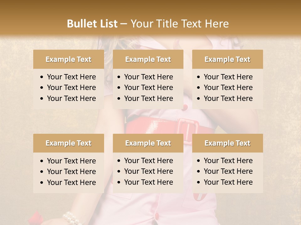 Beauty Charm Nostalgic PowerPoint Template