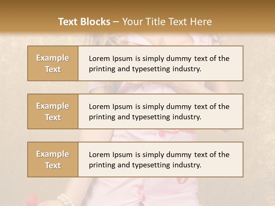 Beauty Charm Nostalgic PowerPoint Template