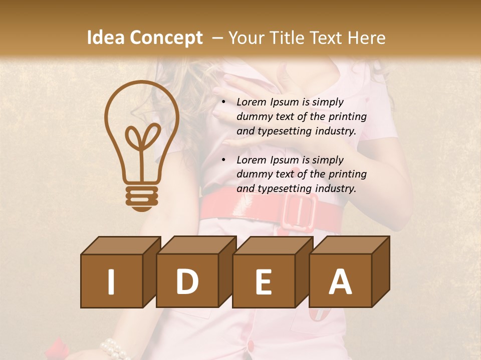 Beauty Charm Nostalgic PowerPoint Template