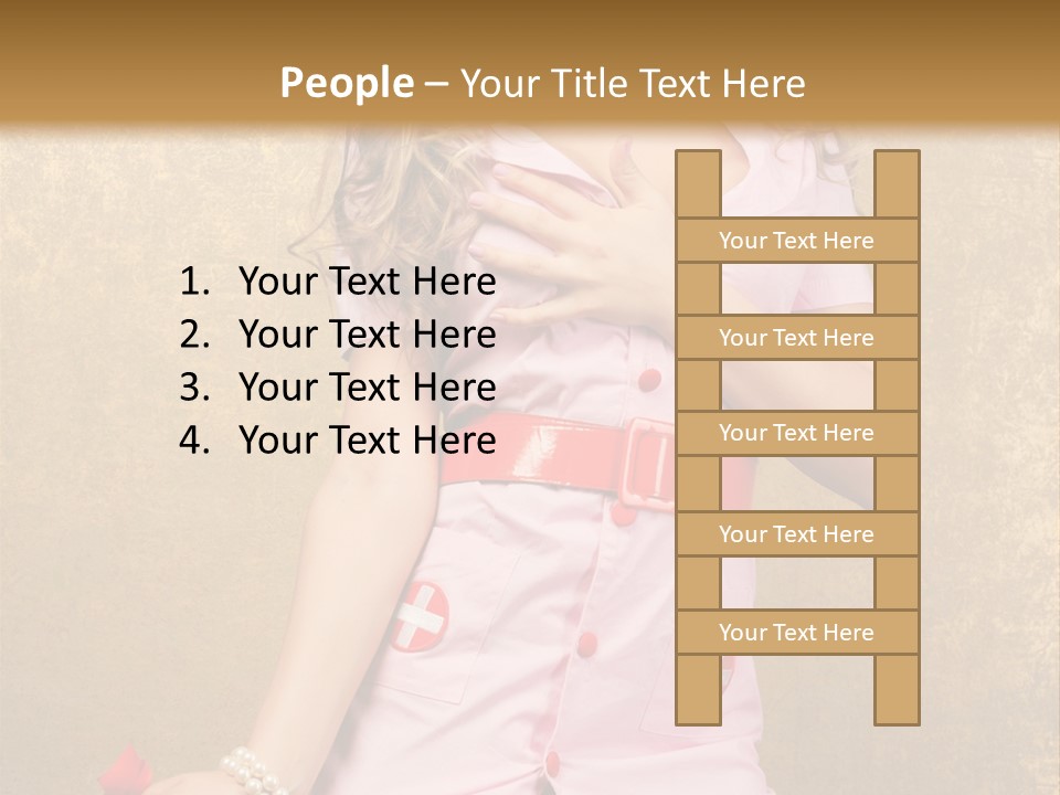 Beauty Charm Nostalgic PowerPoint Template