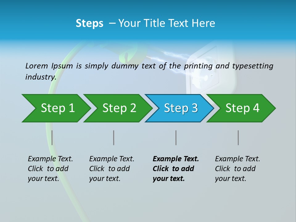 Equipment Beam Voltage PowerPoint Template
