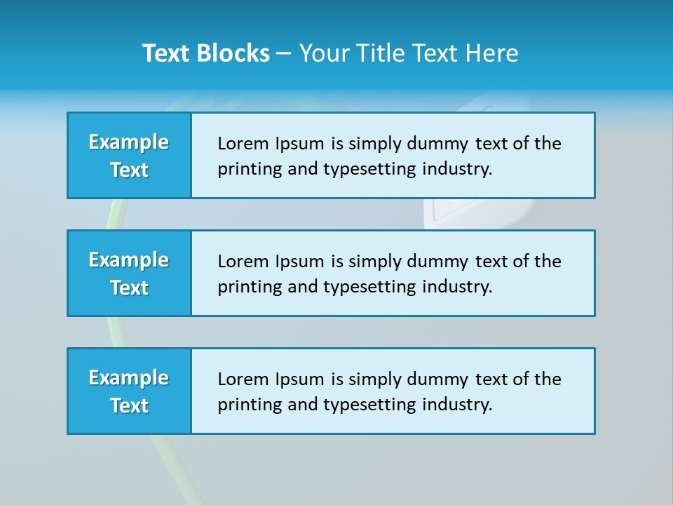 Equipment Beam Voltage PowerPoint Template