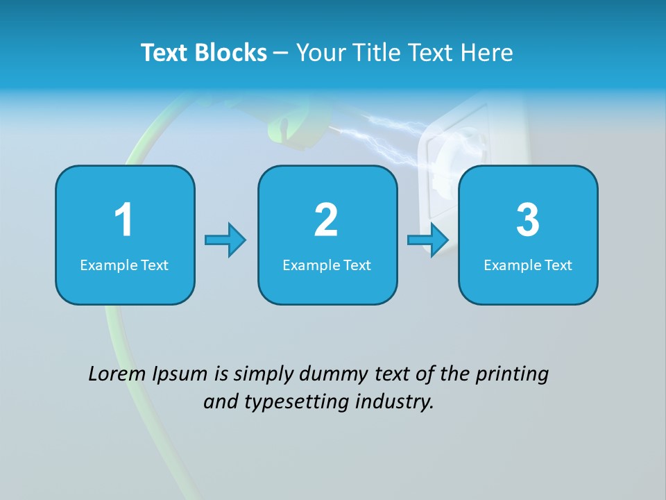 Equipment Beam Voltage PowerPoint Template