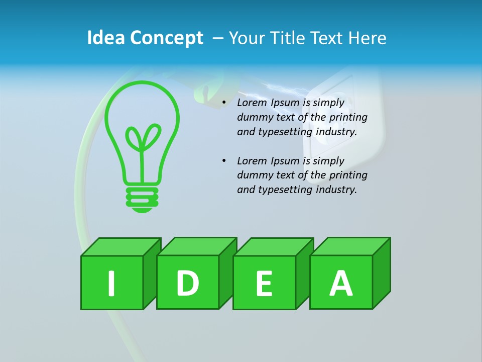 Equipment Beam Voltage PowerPoint Template