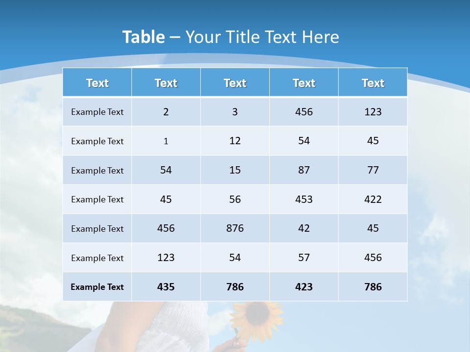 Health Nature Motion PowerPoint Template
