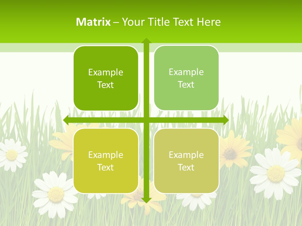 Summer Plant Macro PowerPoint Template