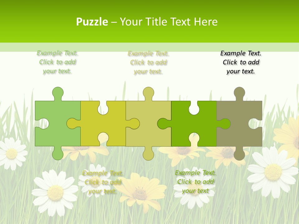 Summer Plant Macro PowerPoint Template