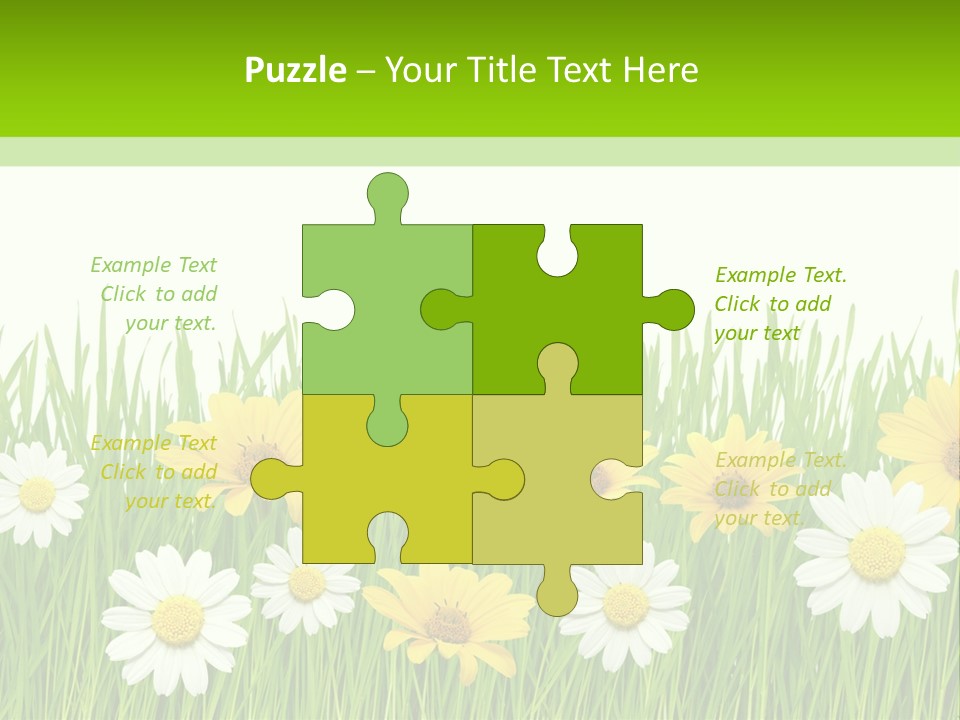 Summer Plant Macro PowerPoint Template