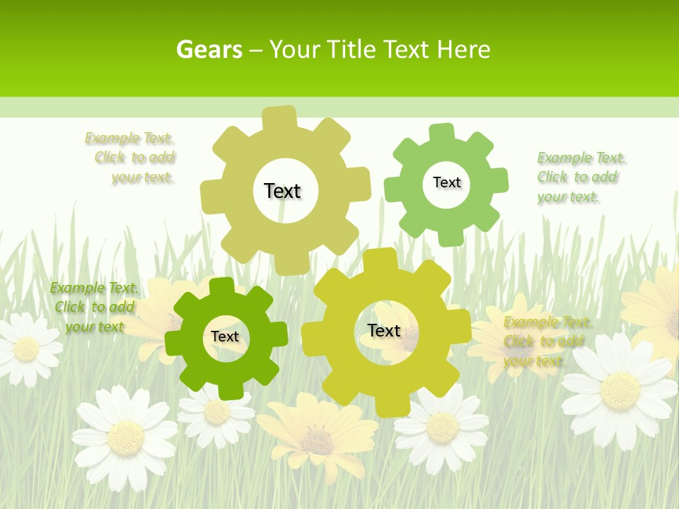 Summer Plant Macro PowerPoint Template