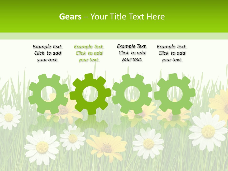 Summer Plant Macro PowerPoint Template
