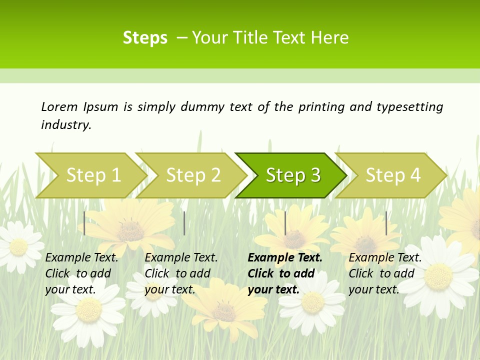 Summer Plant Macro PowerPoint Template