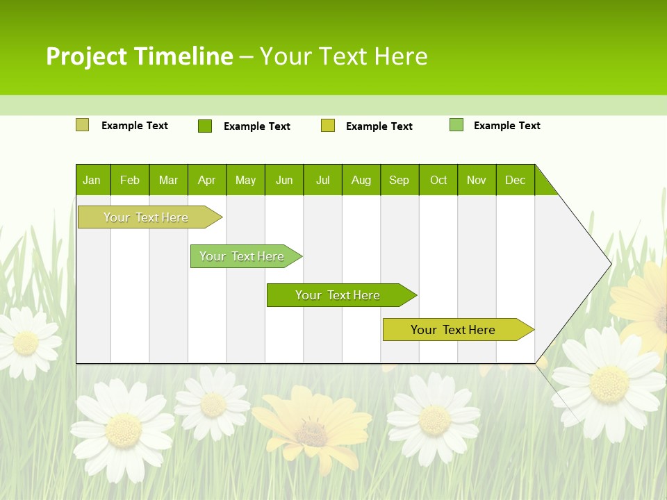 Summer Plant Macro PowerPoint Template