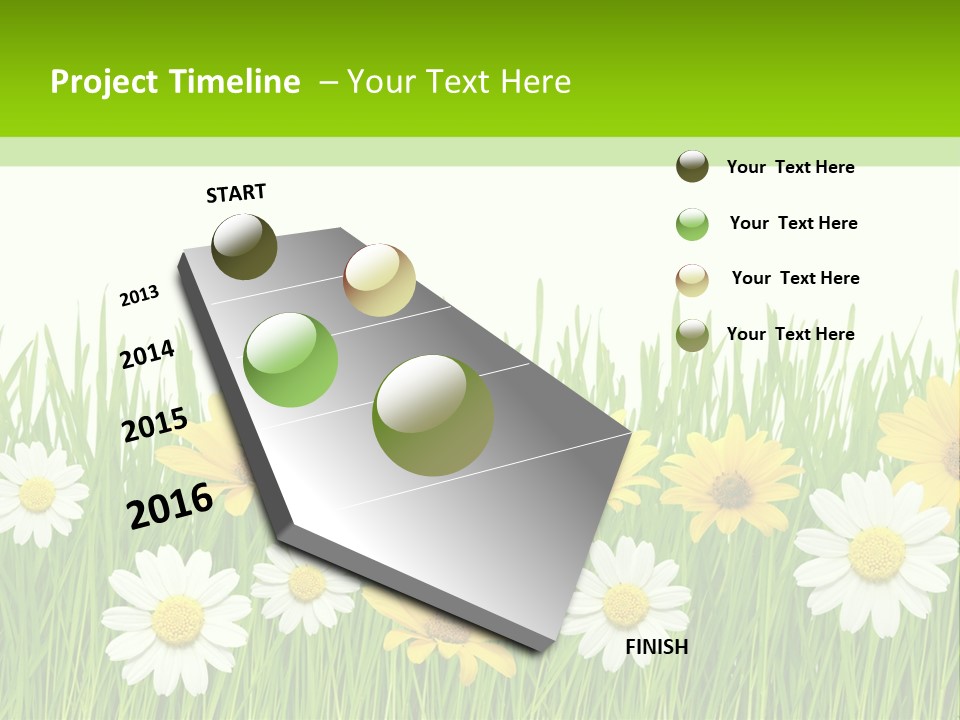 Summer Plant Macro PowerPoint Template