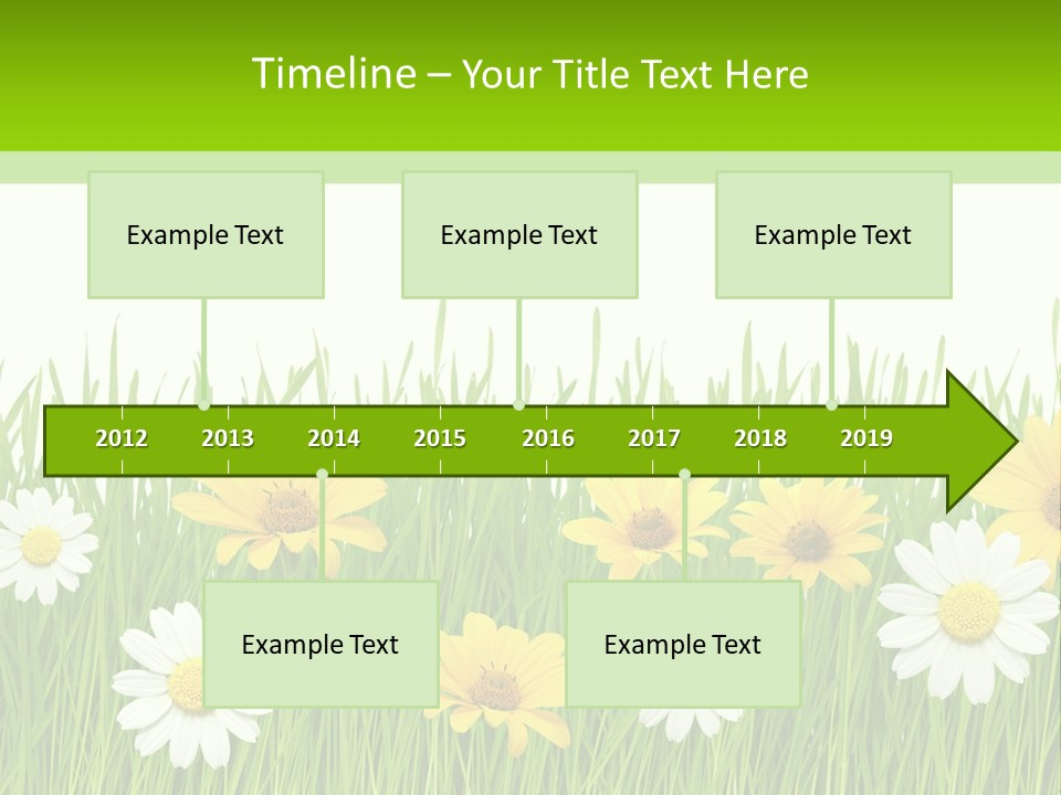 Summer Plant Macro PowerPoint Template