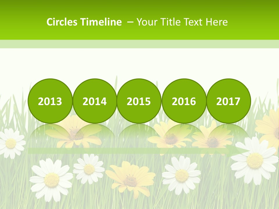 Summer Plant Macro PowerPoint Template