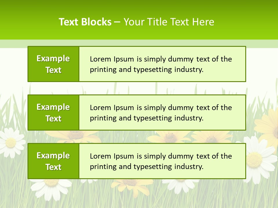Summer Plant Macro PowerPoint Template