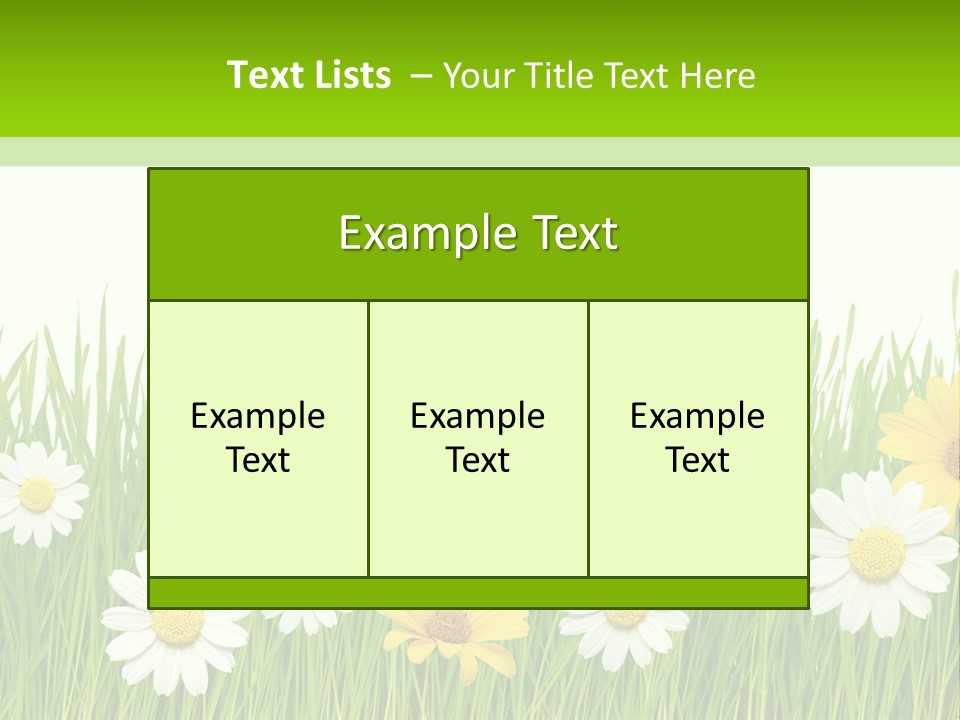 Summer Plant Macro PowerPoint Template