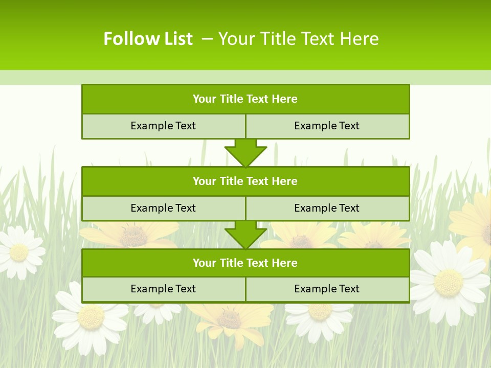 Summer Plant Macro PowerPoint Template