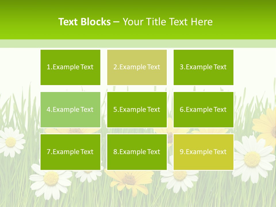 Summer Plant Macro PowerPoint Template