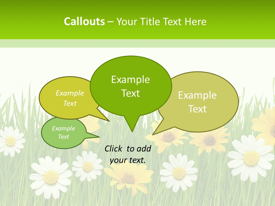 Summer Plant Macro PowerPoint Template
