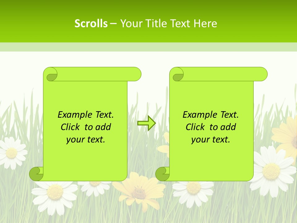 Summer Plant Macro PowerPoint Template