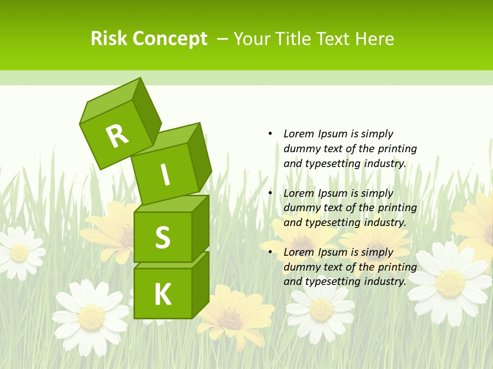 Summer Plant Macro PowerPoint Template