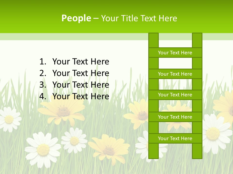 Summer Plant Macro PowerPoint Template