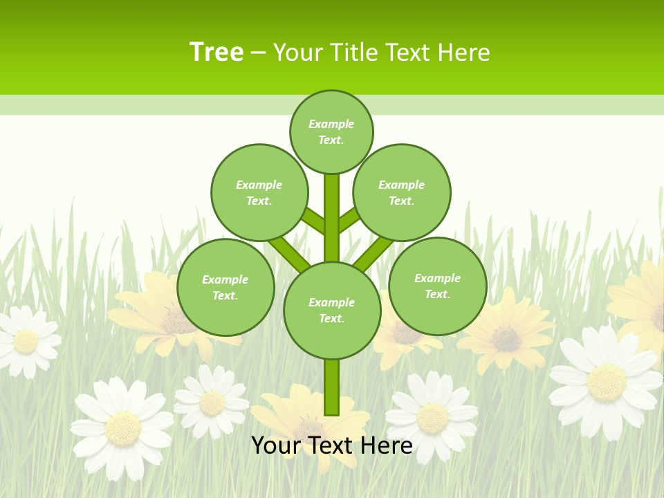 Summer Plant Macro PowerPoint Template