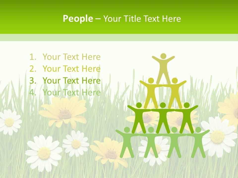 Summer Plant Macro PowerPoint Template