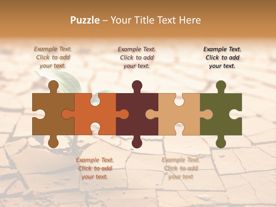 Dead Terrain Mud PowerPoint Template