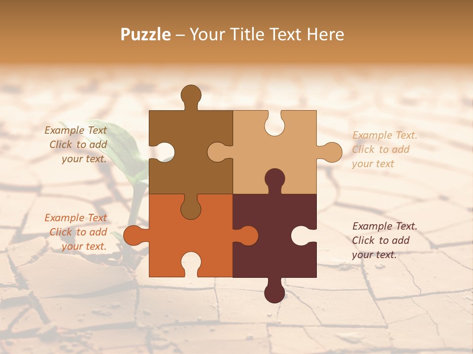 Dead Terrain Mud PowerPoint Template