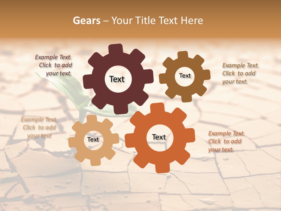 Dead Terrain Mud PowerPoint Template