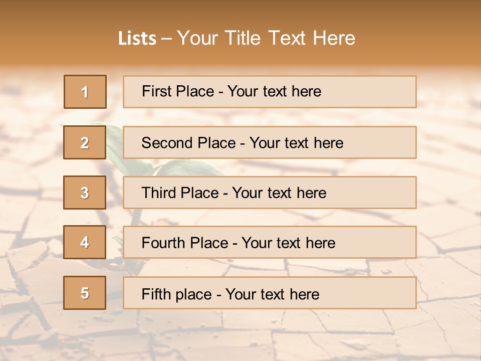 Dead Terrain Mud PowerPoint Template